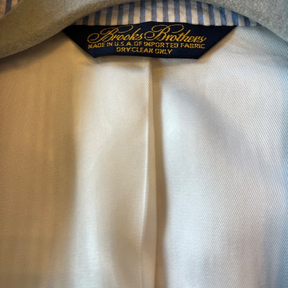 Brooks Brothers USA Seersucker Blazer Sports Coat - Picture 7 of 8